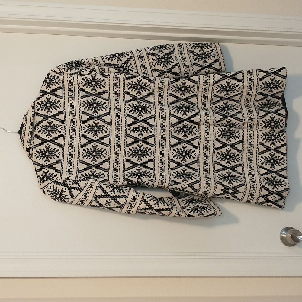 Desigual by L Asha Woven Coat Black and White Christian Lacroix - Picture 5 of 5